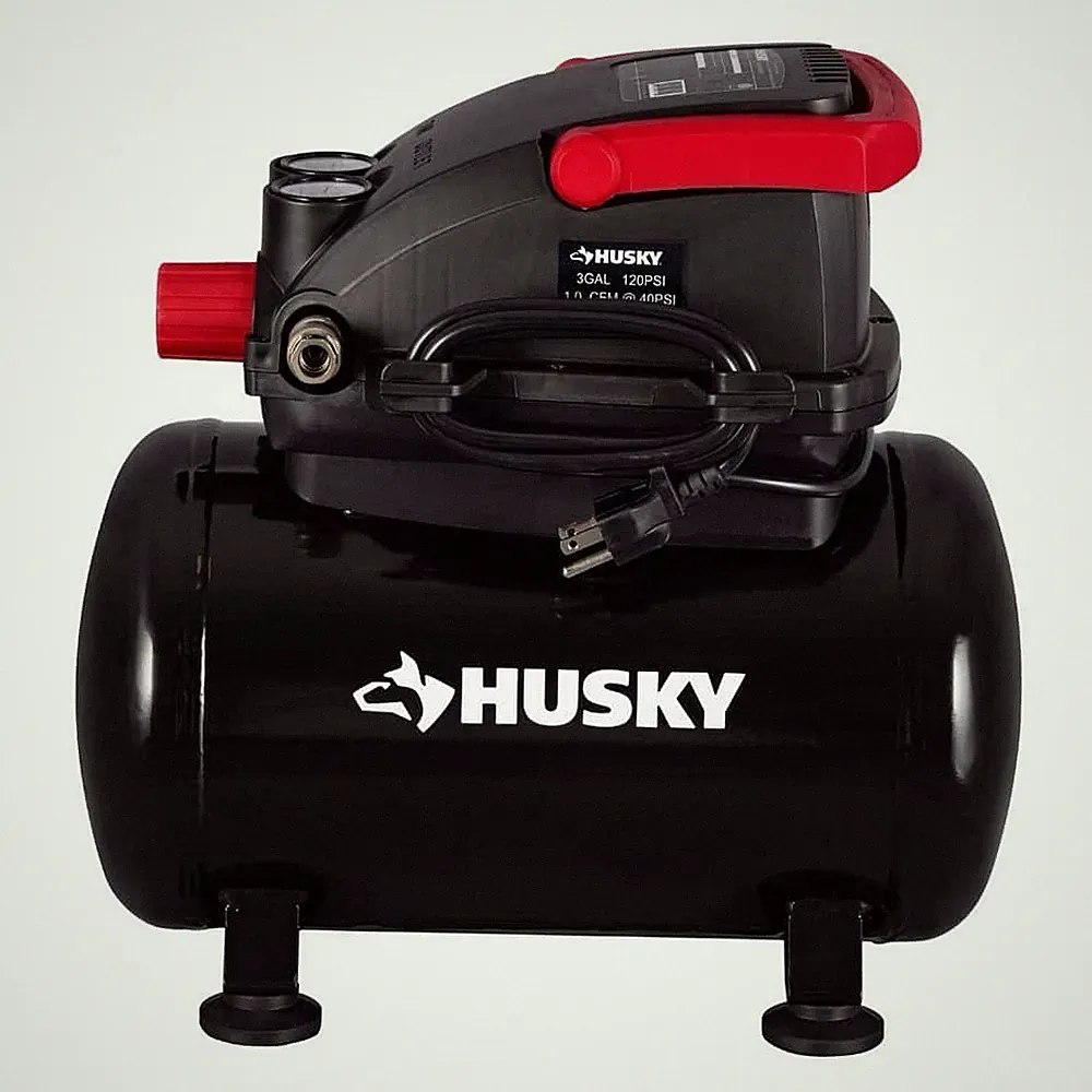 3 Gallon 120PSI Portable Electric Powered Hotdog Air Compressor