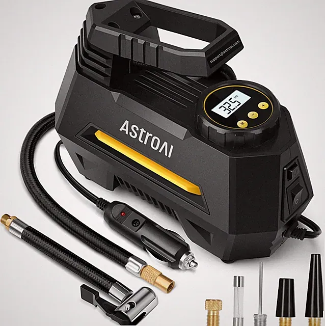 AstroAI Tire Inflator Portable Air Compressor Air Pump for Car Tires 12V