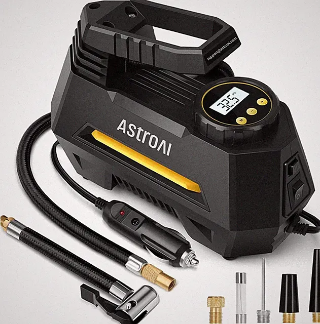 Astroai Tire Inflator Portable Air Compressor Air Pump for Car Tires-Car Accesso