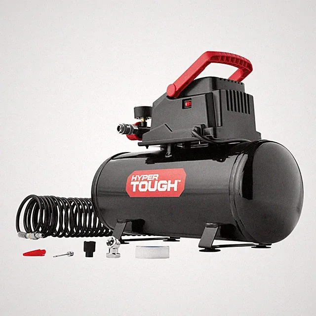 Hyper Tough Black 100 PSI Oil-free Portable Air Compressor 3 gal