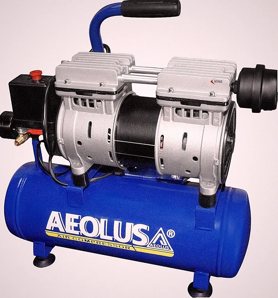 Tank Air Compressor Ultra Quiet&65dB Oil-Free Quick Couplers 115PSI 2.46 Gallon